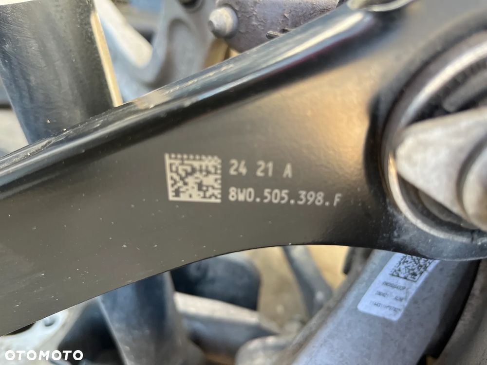 AUDI A4 B9 A5 F5 8W ZAWIESZENIE TYLNE KOMPLETNE TYŁ BELKA ZWROTNICE PIASTY - 2