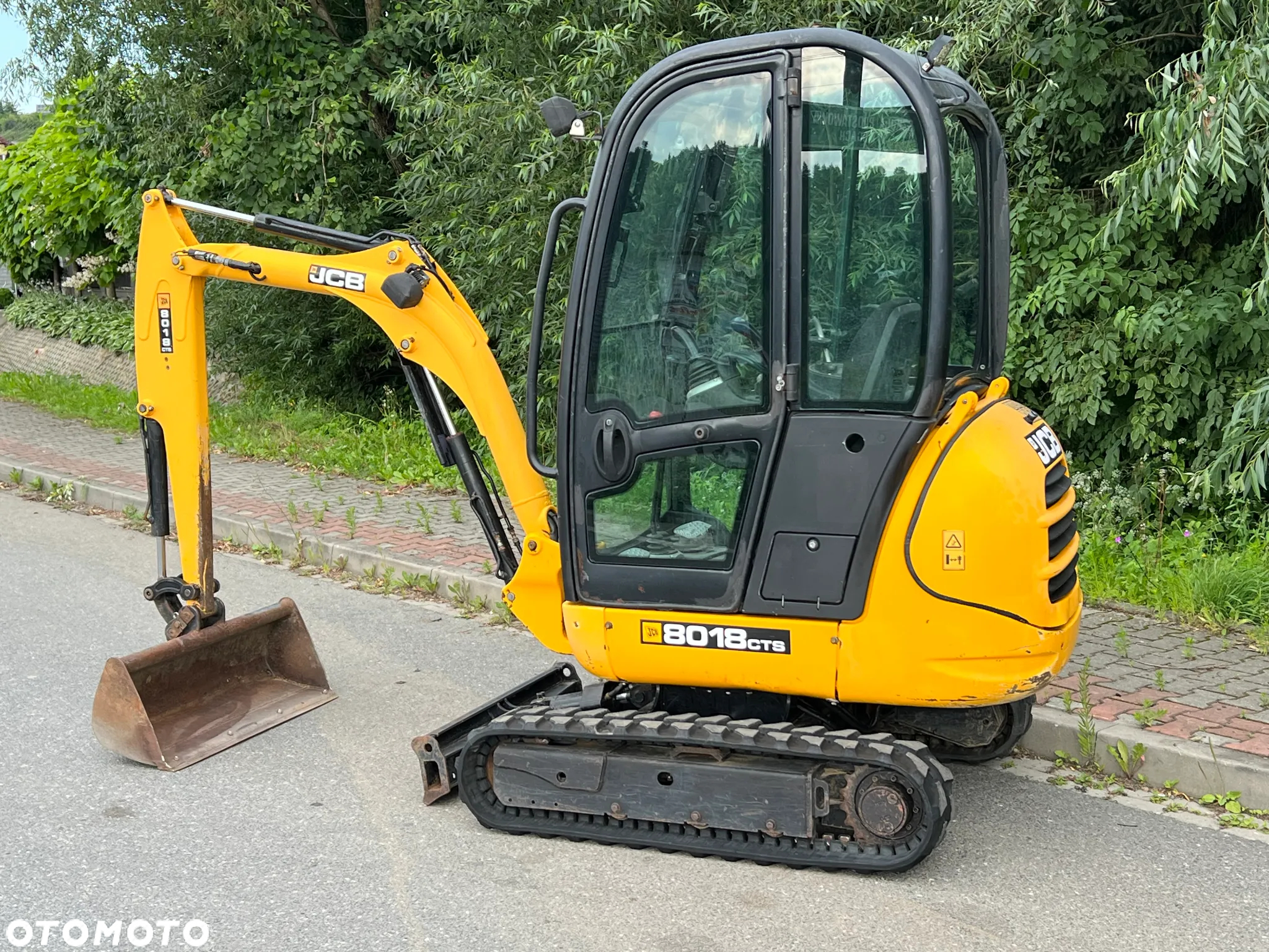 JCB MINIKOPARKA JCB 8018 3 Łyżki Stan IDEALNY - 8