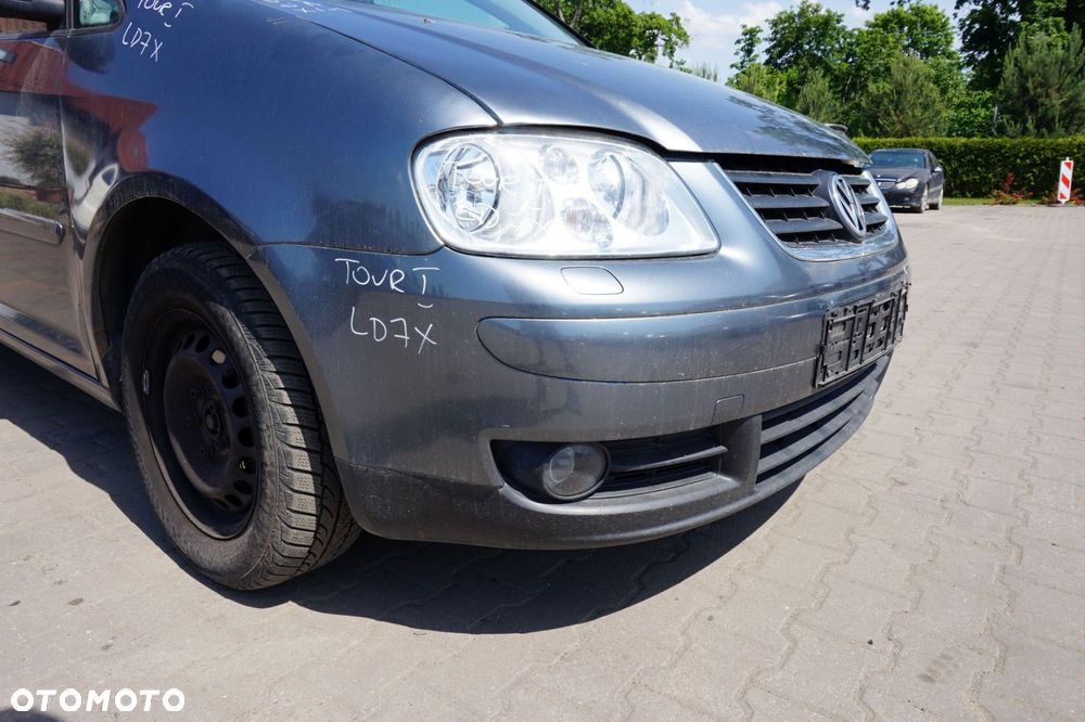 MASKA ZDERZAK BŁOTNIKI LAMPY TOURAN I 1T LD7X  VOLKSWAGEN 2003-2006 SZARY PRZÓD KOMPLETNY - 10