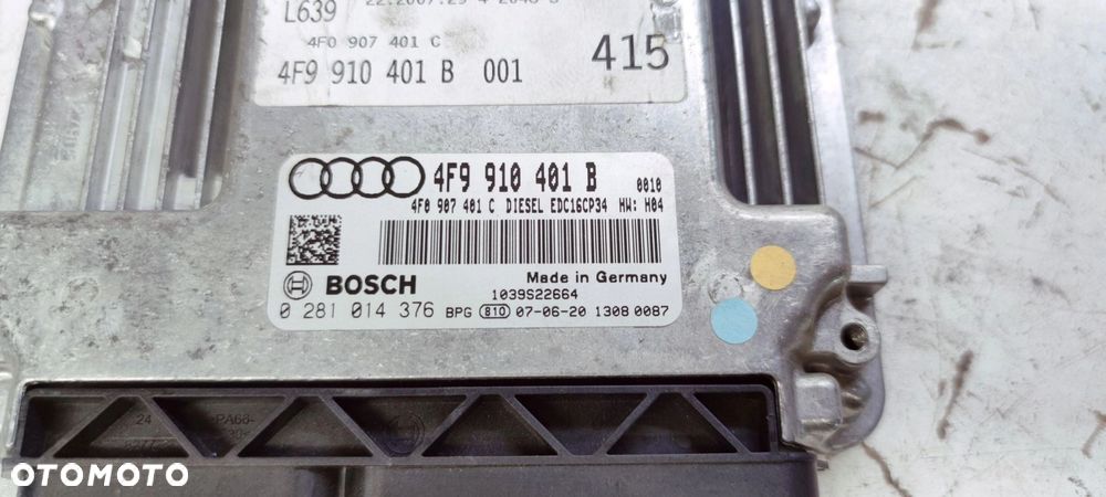 KOMPUTER STEROWNIK SILNIKA AUDI 3.0 TDI 4F9910401B 4F0907401C - 6