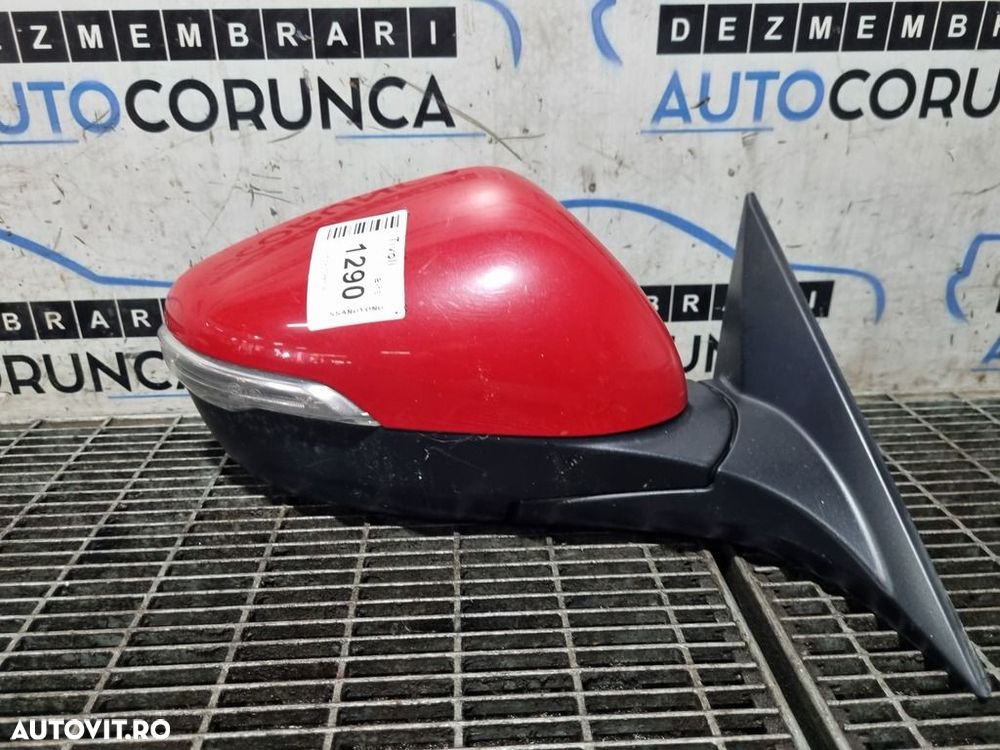 Oglinda dreapta SsangYong Tivoli 2015 - 2019 4 Usi Flaming Red Pear RAM (1290) ... - 1