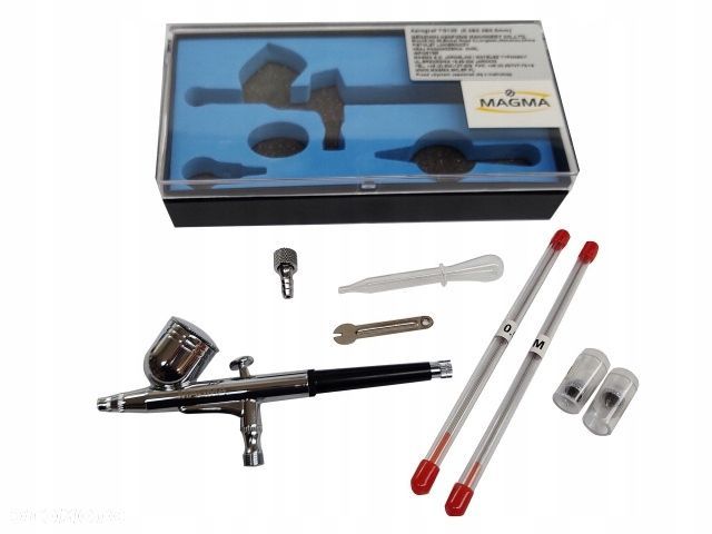 Aerograf malarski 2 dysze z dyszą 0,2-0,3 mm - 6