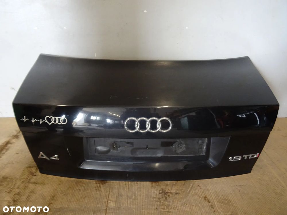 KLAPA TYLNA BAGAŻNIKA AUDI A4 B6 SEDAN LAK: LY9B NR57 - 1