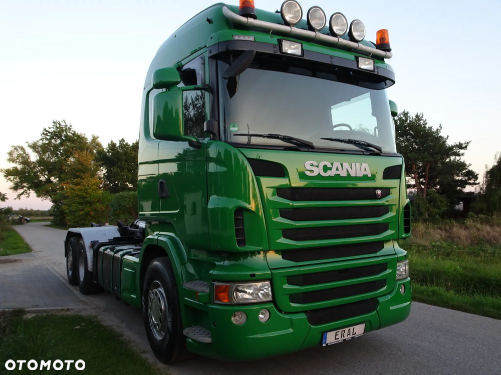 Scania R480 hakowiec Meiller z Niemiec os skretna podnoszona - 10