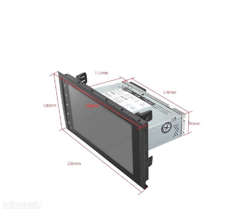AUTO RADIO 8" GPS ANDROID 12 PARA AUDI A4 B6 B7 00-08 SEAT EXEO 08-12 - 5