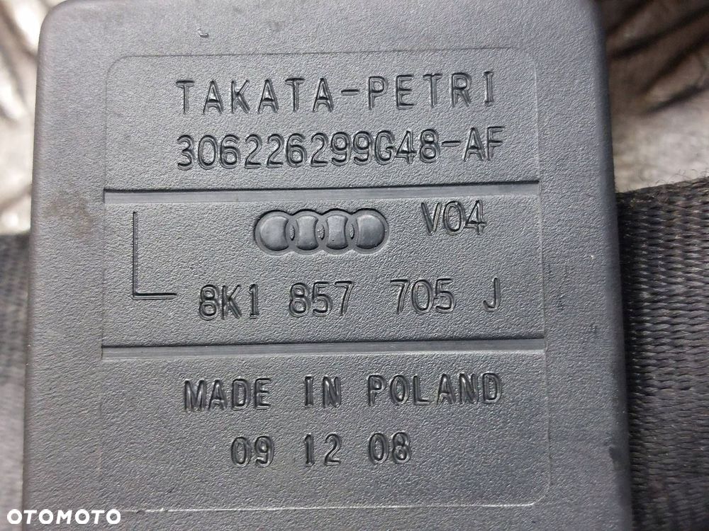ZESTAW AIRBAG POSTRZAŁOWY KOKPIT  AUDI A4 B8 - 12