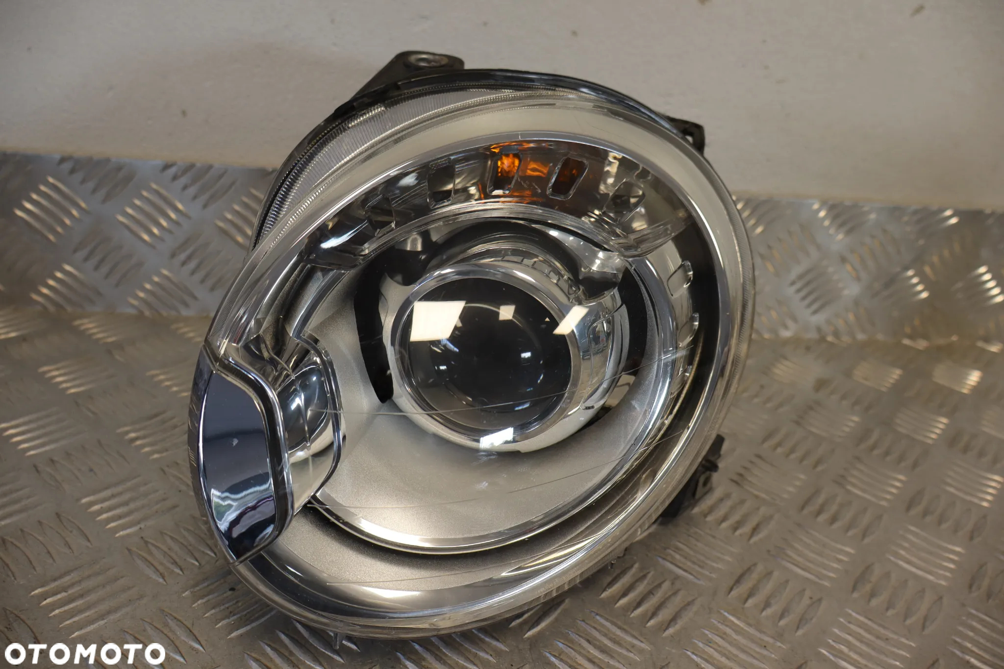 LAMPA PRZEDNIA PRZÓD PRAWA LEWA FIAT 500 XENON 2007-2015 - 9