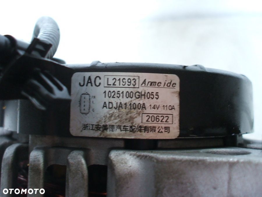 DR EVO4 EVO 4 1.6 JAC ALTERNATOR 14V 110A CHINY - 4
