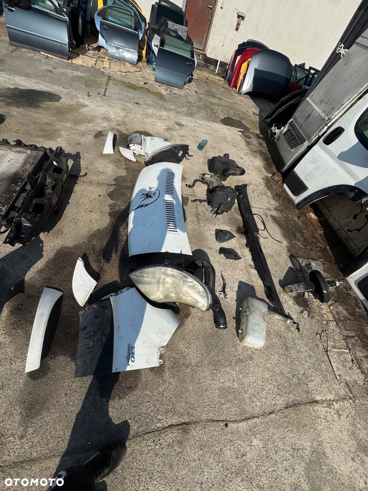 Fiat ducato 3 wysoki maxi biały 2. itd  Drzwi tył prawe lewe tylnie -500zl sztuka  drzwi przednie prawe lewe -500 zł kompletne sztuka  Lusterko prawe lewe 200 zł sztuka  Błotnik przedni prawy lewy -250 sztuka  Podszybie 150zl  Zbiorniczek spryskiwaczy 150 sztuka  Obudowa filtra powietrza filtr -200zl  Zbiorniczek płynu chłodzącego  -100 Maska  -250  Pas przedni z choodnicami -900zl  Serwo -100 Zderzak przód przedni  450 zł  Nadkole 100zł  Belka przod przednia -250 - 7