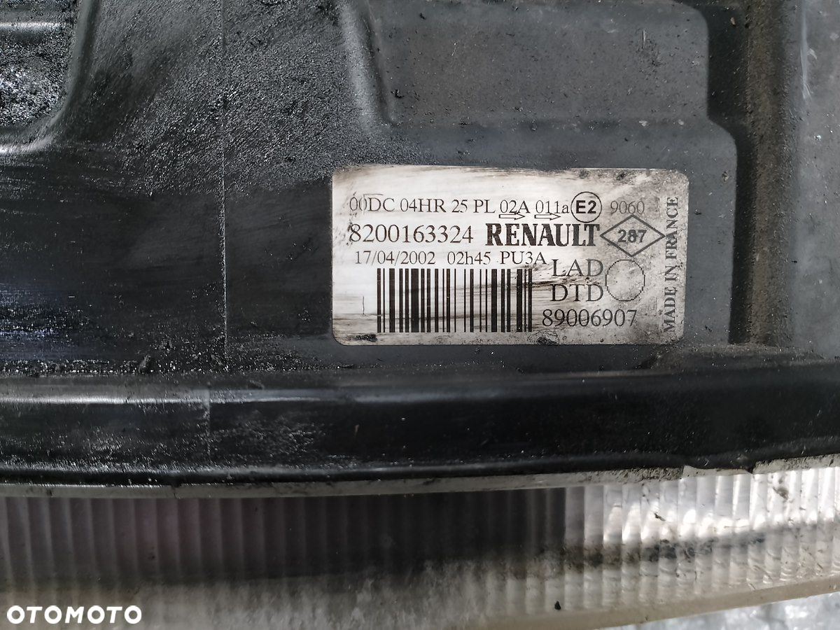 LAMPA PRZÓD PRAWA XENON RENAULT LAGUNA II 8200163324 89006907 - 3
