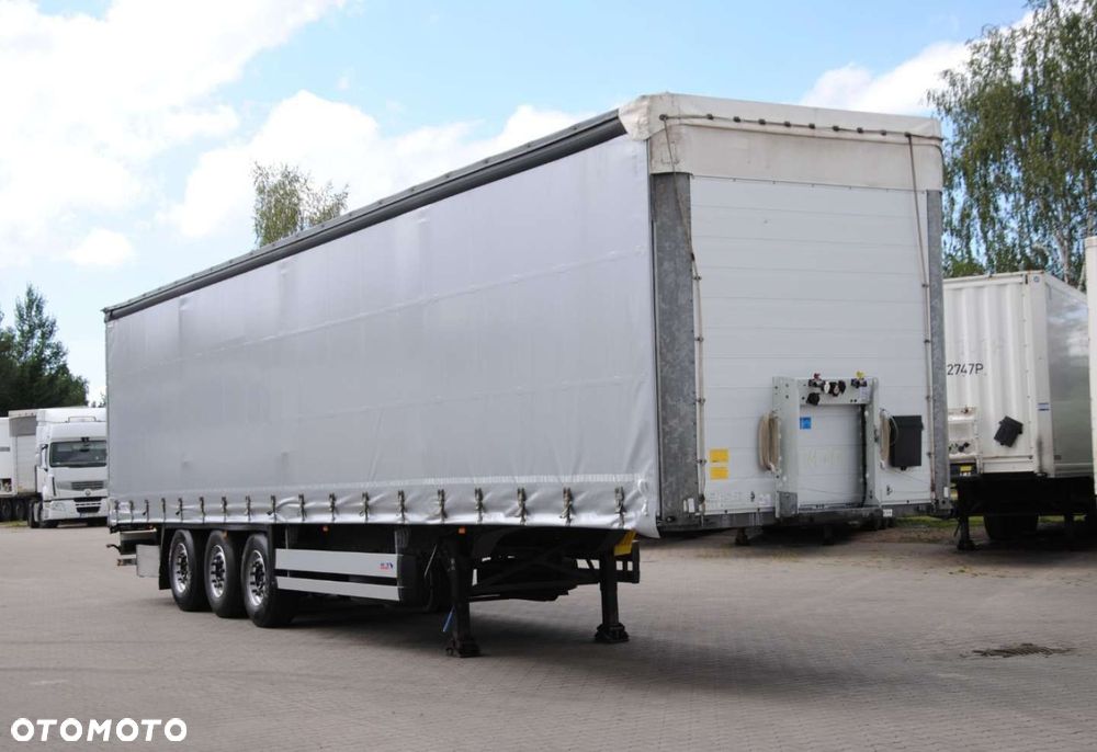 Schmitz Cargobull SCS kurtyna, podnoszona oś - 3