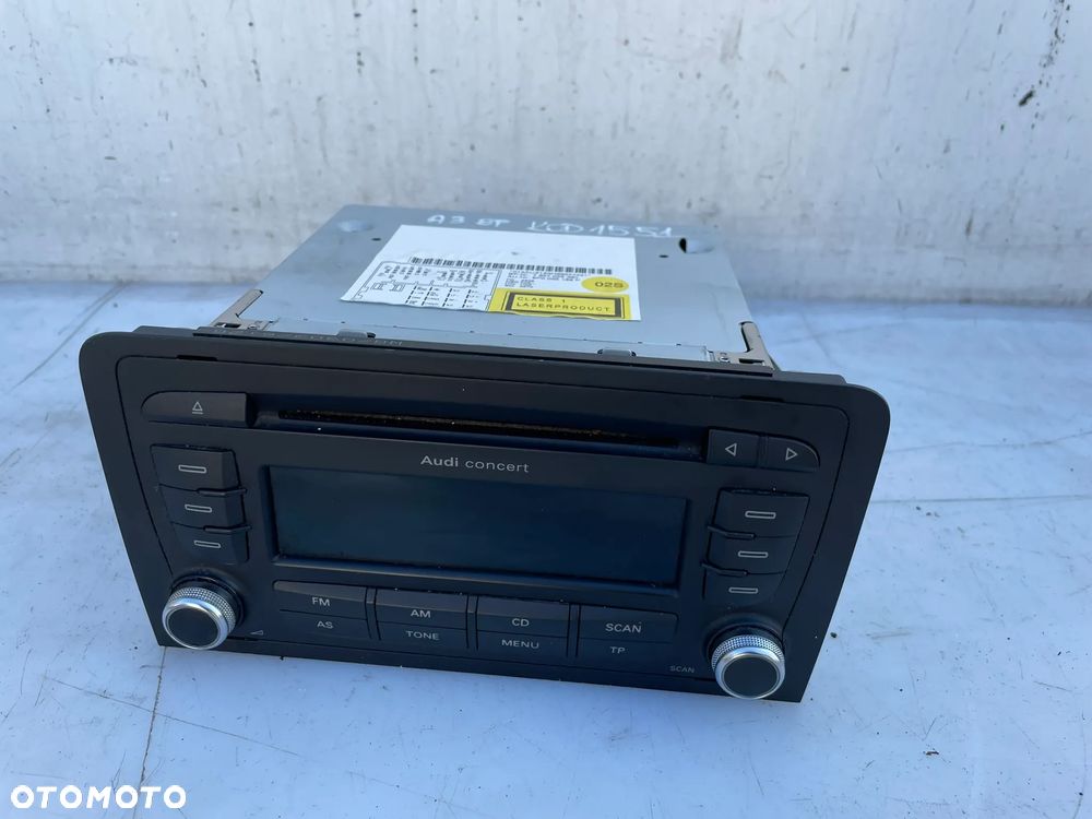RADIO CD AUDI CONCERT 2DIN Z KODEM 8P0035186P - 2