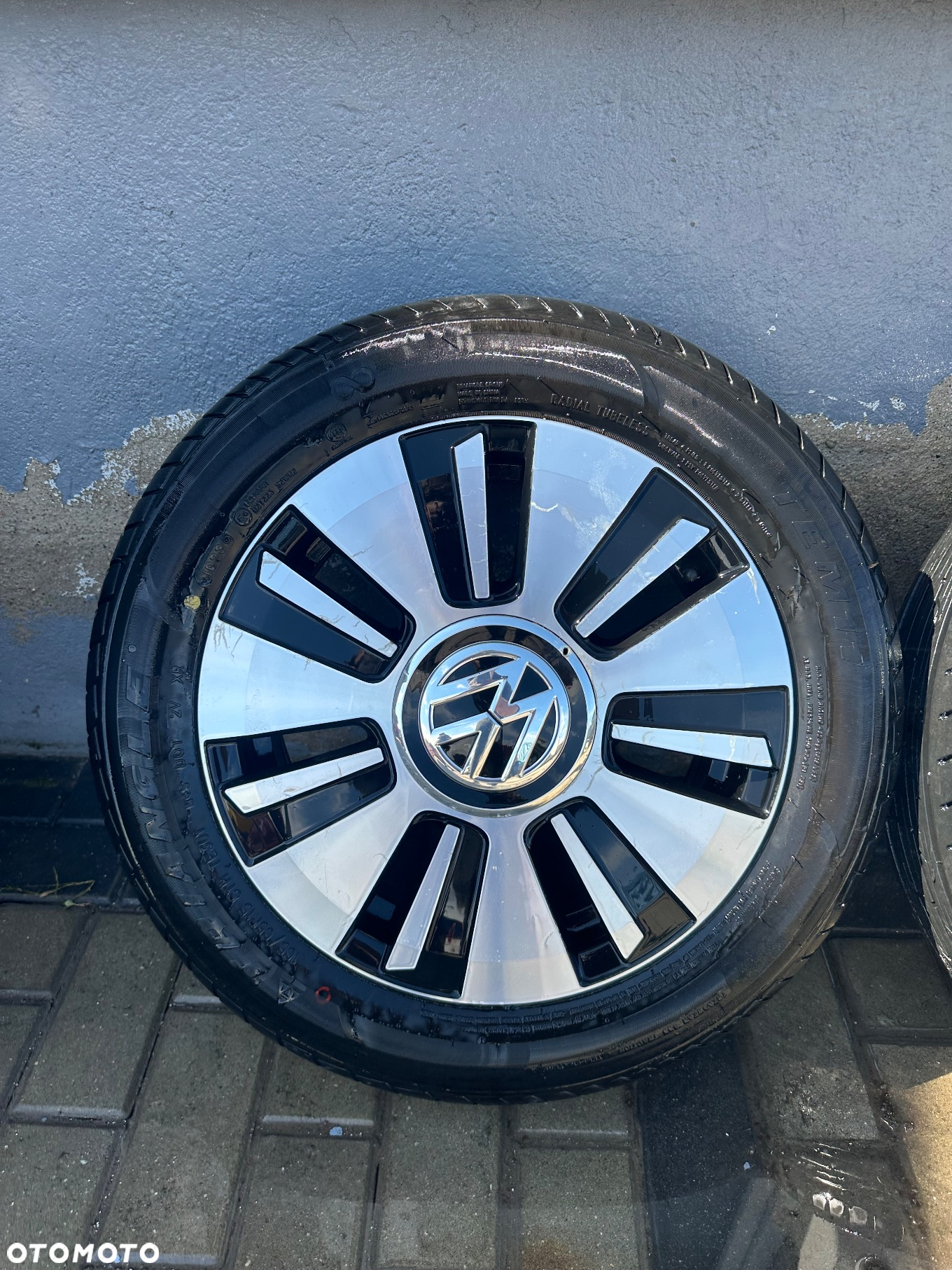 ALUFELGI KOŁA 5X100 VW UP SKODA CITY GO R15 NOWE OPONY. ET35 - 2