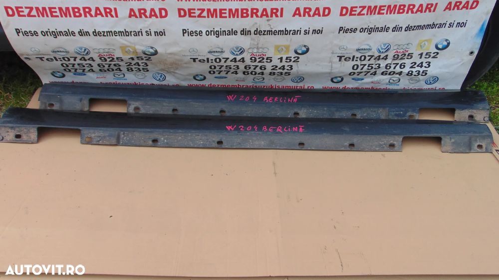 Ornamente prag Mercedes C Class w204 prag exterior plastic dezmembrez - 1