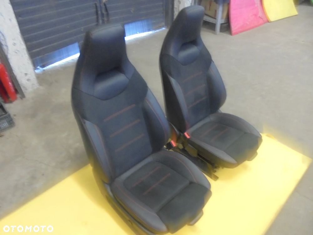 MERCEDES A KLASA W177 AMG FOTELE KANAPA BOCZKI SKORA ALCANTARA - 7
