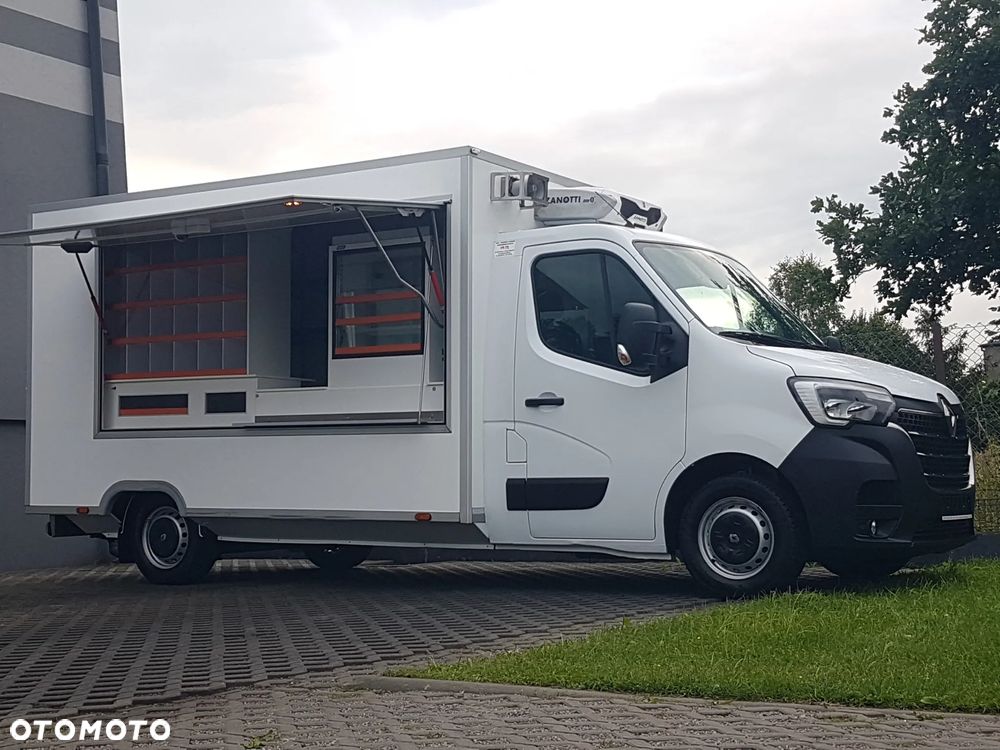 Renault MASTER SKLEP BAR FOODTRUCK KONTENER NISKOPODŁOGOWY AUTOSKLEP AGREGAT AC KLIMA DMC 3500KG - 40