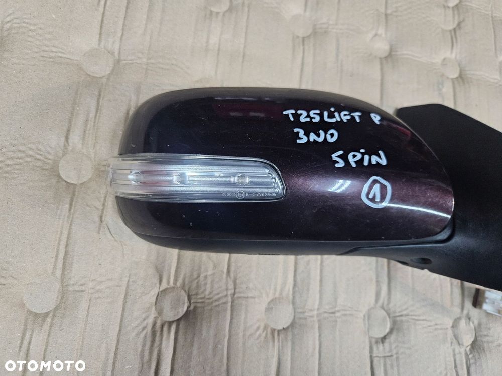 toyota avensis t25 06-08 lusterko prawe 3n0 5 pin - 2
