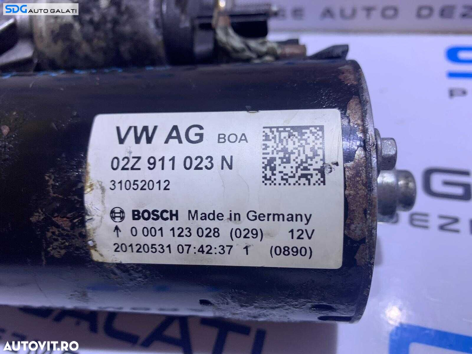 Electromotor cu 11 Dinti Volkswagen Golf PLUS 1.6 TDI CAY CAYB CAYC 2008 - 2014 Cod 02Z911023N 0001123028 [M7209] - 5