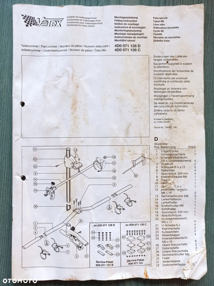 Uchwyt bagażnik rowerowy Votex - 11