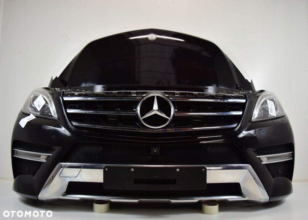 MERCEDES ML W166 AMG PRZÓD MASKA LAMPY ZDERZAK PAS - 3
