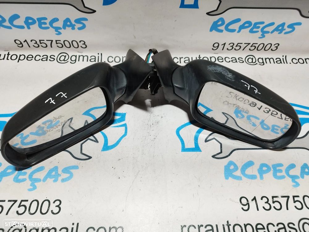ESPELHO RETROVISOR ESQUERDO DIREITO SKODA OCTAVIA I 1 MK1 1U1857501BA 1U1857501 1U1857502CN 1U1857502 ELETRICO AQUECIDO ESPELHOS RETROVISORES - 9