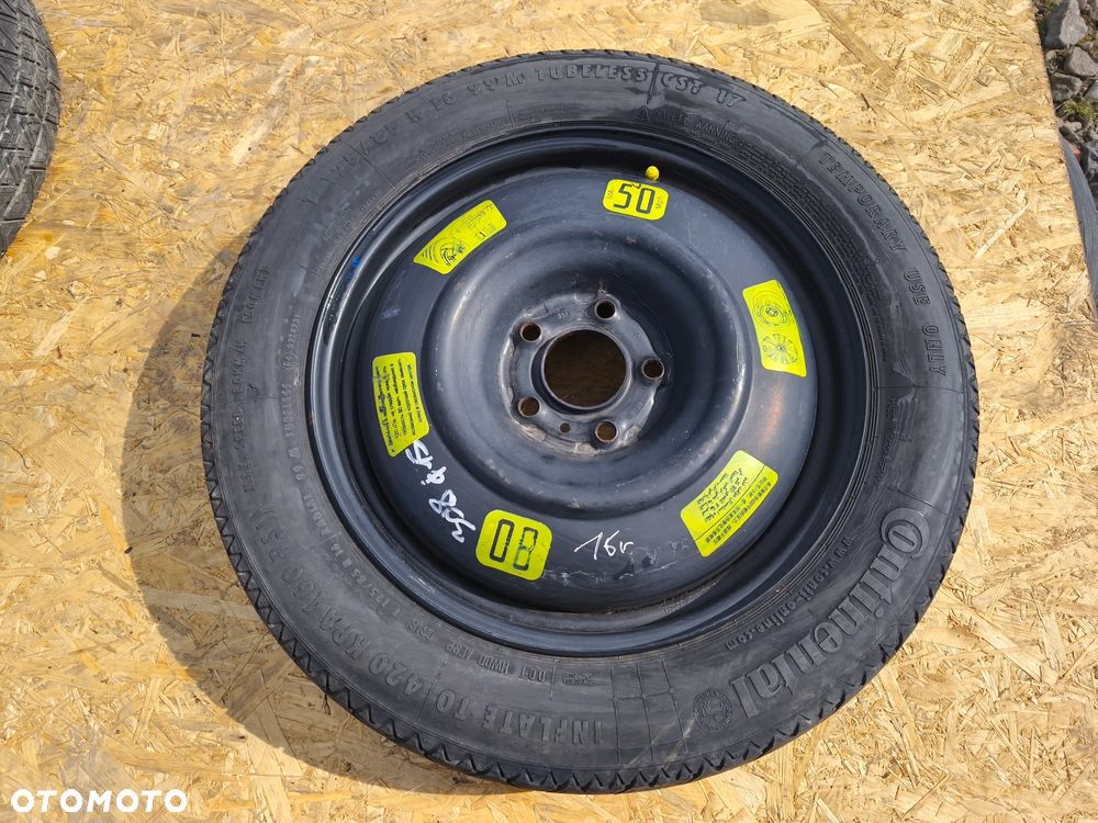 KOŁO DOJAZDOWE ZAPASOWE 125/85R16  5X108 16 CALI PEUGEOT CITREON OPEL TOYOTA - 3