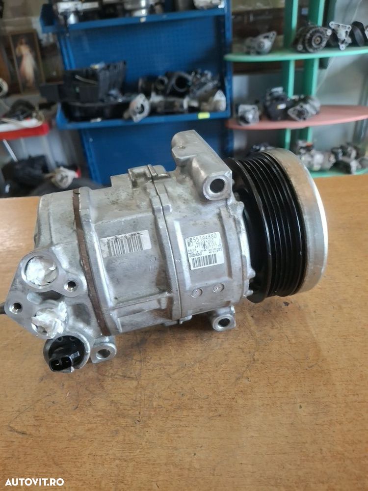 Compresor aer condiționat Fiat Doblo Grande Punto Evo 1.4 Benzina - 1