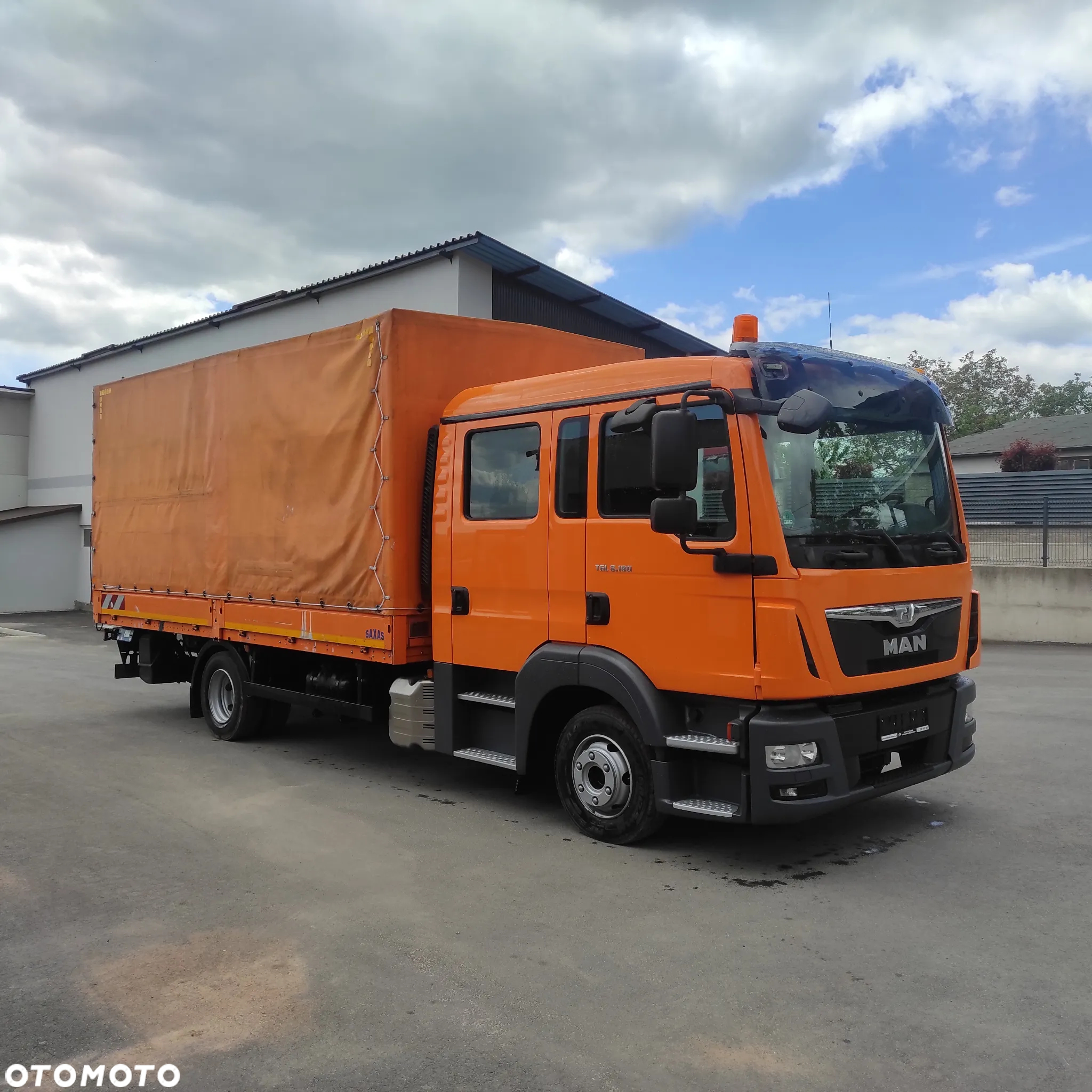 MAN TGL 8.180 DOKA / 6 OSOBOWY /BUTRO-PLANDEKA / - 2