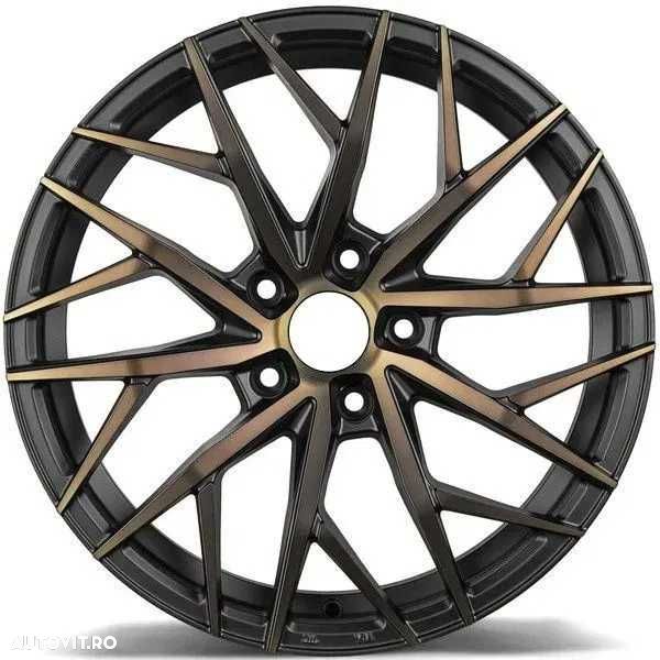 Jante R17 5x112 Gold Face | Audi, VW, Skoda, Cupra, BMW, Mercedes - 1