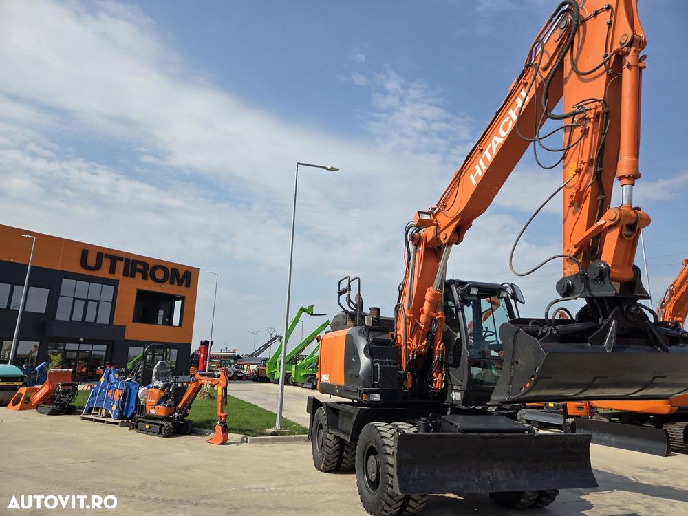 Hitachi PE ROTI 17t, ZX145W-6, 2018, 4.379h, LAMA SI CALE, 3 BRATE EXCAVARE, ad sapare 6m, latime 2,5m, inst picon+rotire, cupa EXCAVARE NOUA, cupa TALUZ INCLINABILA, Antifurt, 3 camere, consum mediu 8,6l/h, posibil leasing 3 ani, CA NOU, PROMOTIE 91.900 EUR - 7
