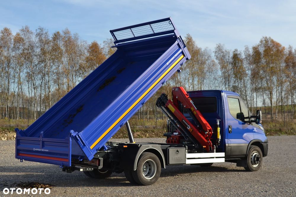 Iveco Daily 72C18 70C18 Nowy 3-stronny WYWROT Kiper Wywrotka Nowy HDS Żuraw HC 45A3 Dźwig Fassi F40 - 4