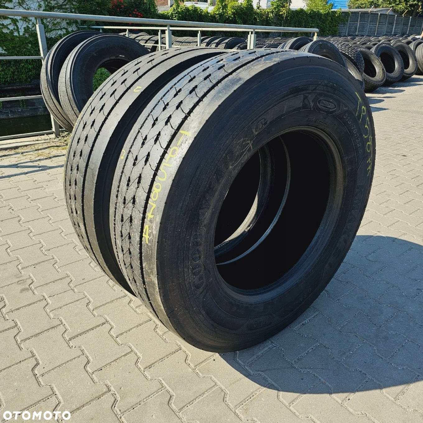 315/70R22,5 GOODYEAR KMAX S HL GEN-2 11-12mm PARA OPON PRZÓD TP587A - 4