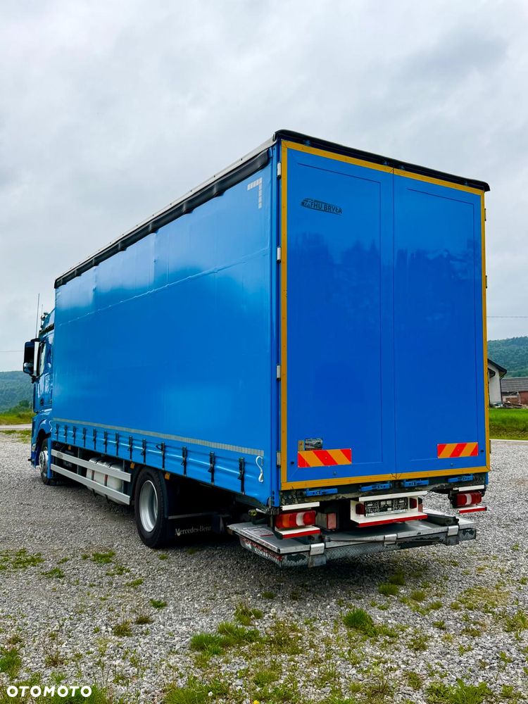 Mercedes-Benz ACTROS 1833 / FIRANKA / WINDA / NOWY TACHOGRAF G2V2 / 19PALET / 8TON ŁADOWNOŚCI / AUTOMAT / DUŻY SILNIK  / SYPIALKA / SERWISOWANY / 2018 / JAK NOWY  / - 5