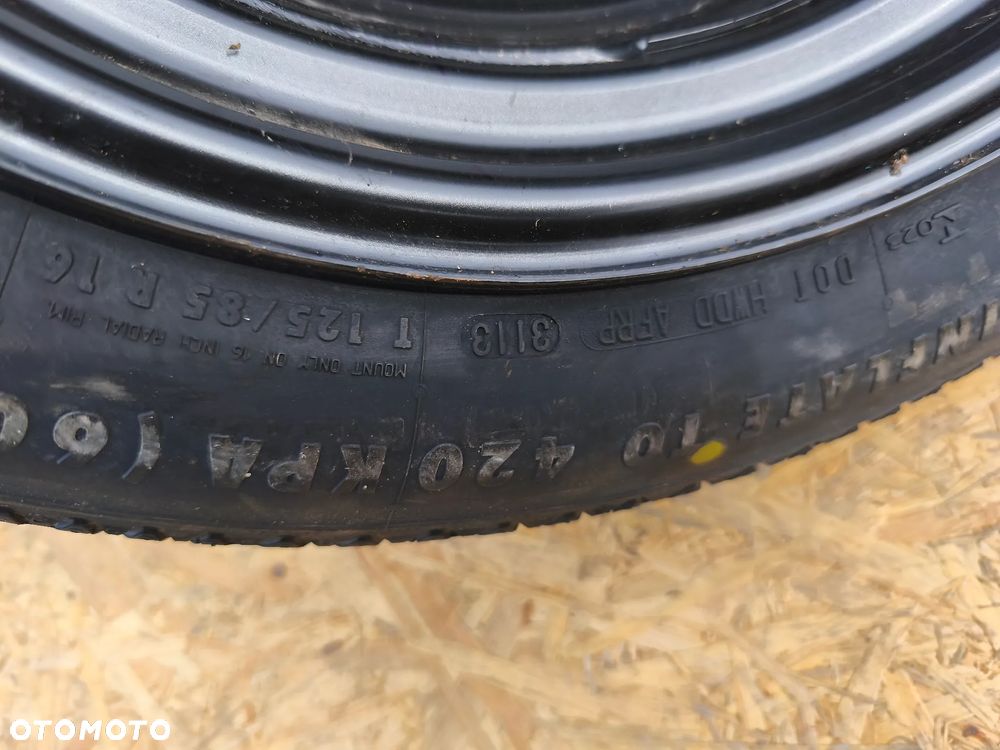 KOŁO DOJAZDOWE ZAPASOWE PEUGEOT 2008 16 CALI 4X108 - 5