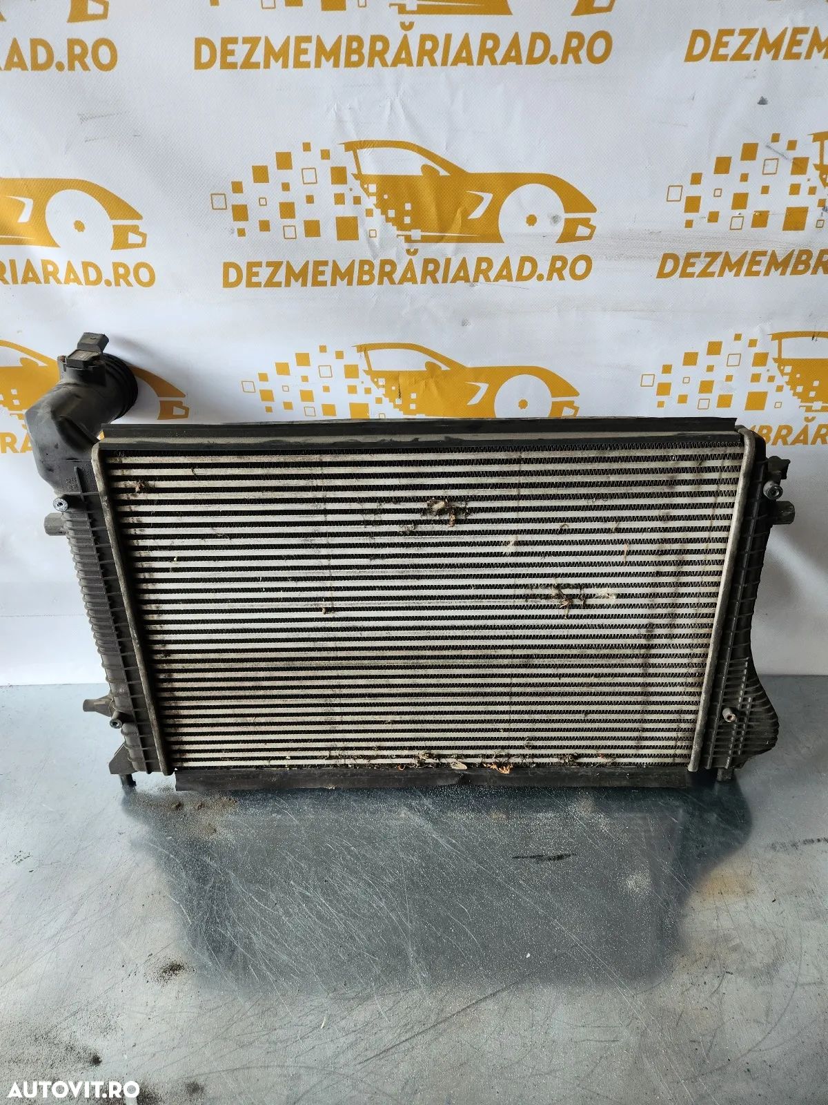 Radiator Intercooler Cu Senzor Vw Seat Skoda 1.9/2.0 Tdi Passat Touran Caddy Golf Jetta Octavia Leo - 1