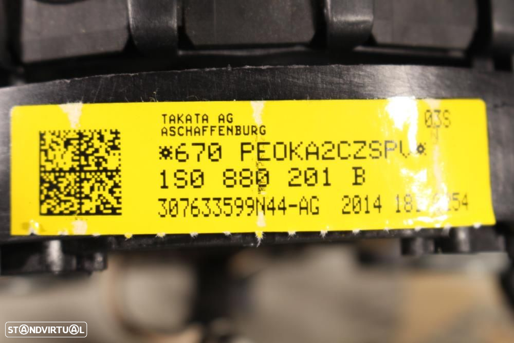 Airbag De Volante Volkswagen Up (121, 122, Bl1, Bl2)  1S0880201b / 307 - 7