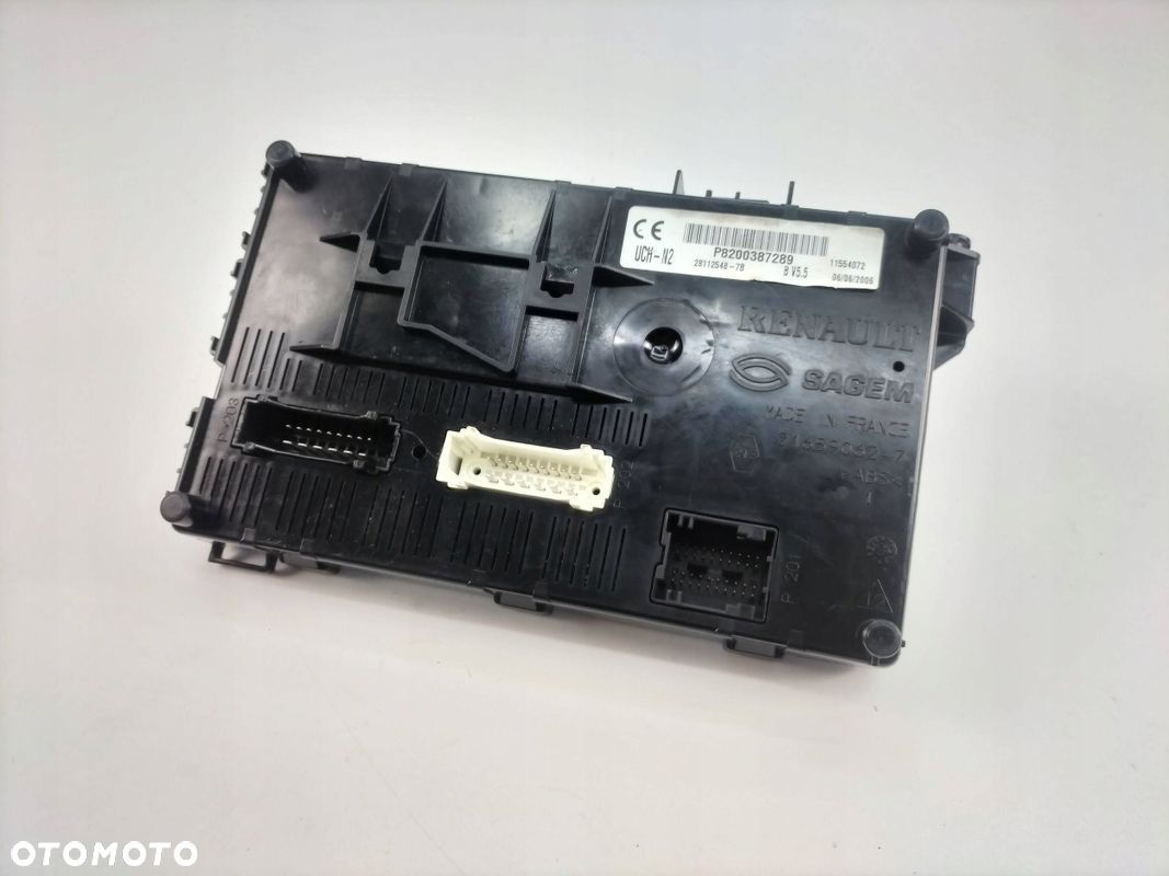 MODUŁ KOMFORTU UCH-N1 SKRZYNKA BSI UCH N1 RENAULT CLIO II LIFT P8200387289 - 1