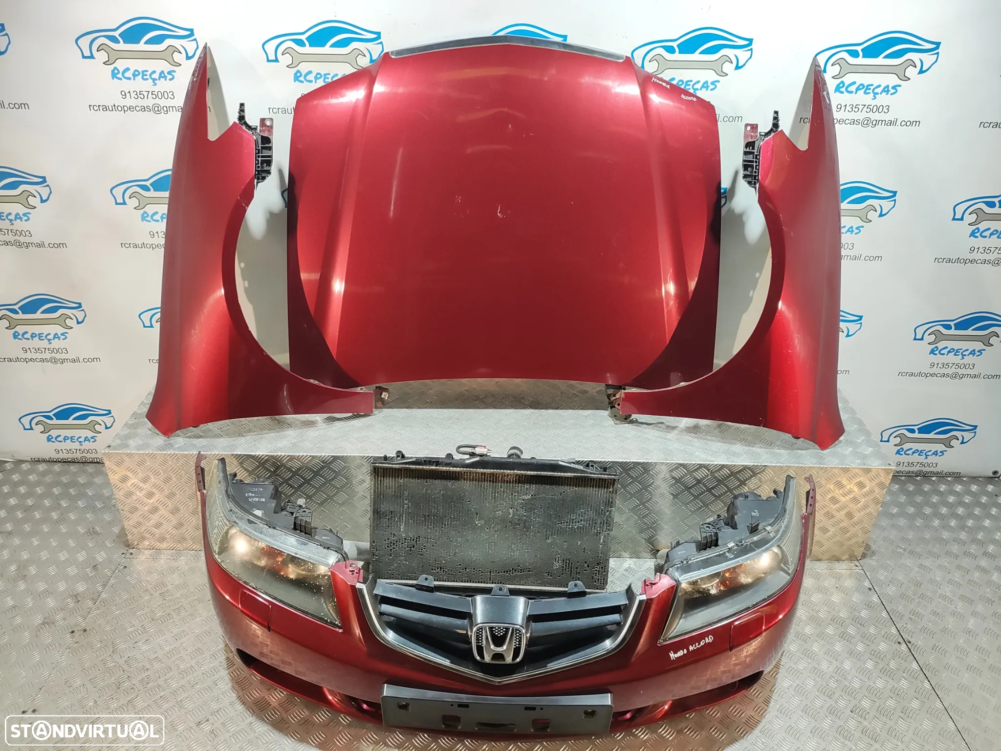 FRENTE COMPLETA HONDA ACCORD 7 VII MK7 CAPOT PARACHOQUES GUARDA-LAMAS OTICAS RADIADOR VENTILADOR - 21