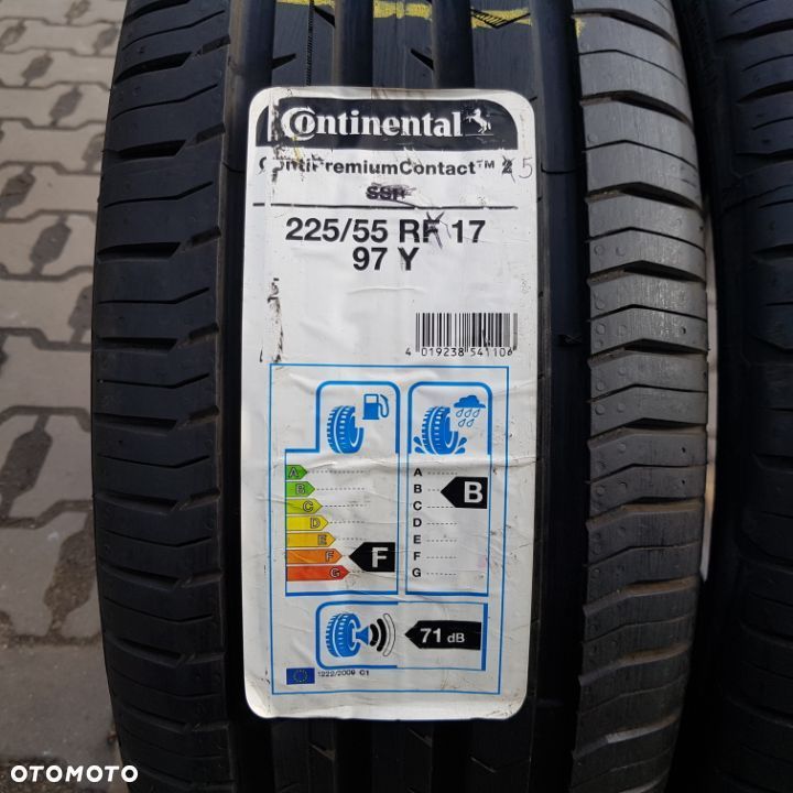2x 225/55R17 Continental ContiPremiumContact 5 Para opon letnich Poznań - 2