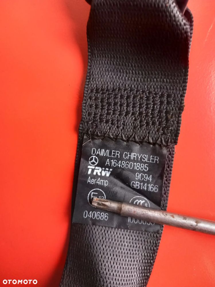 Pas bezpieczeństwa W164 przód tył - 3