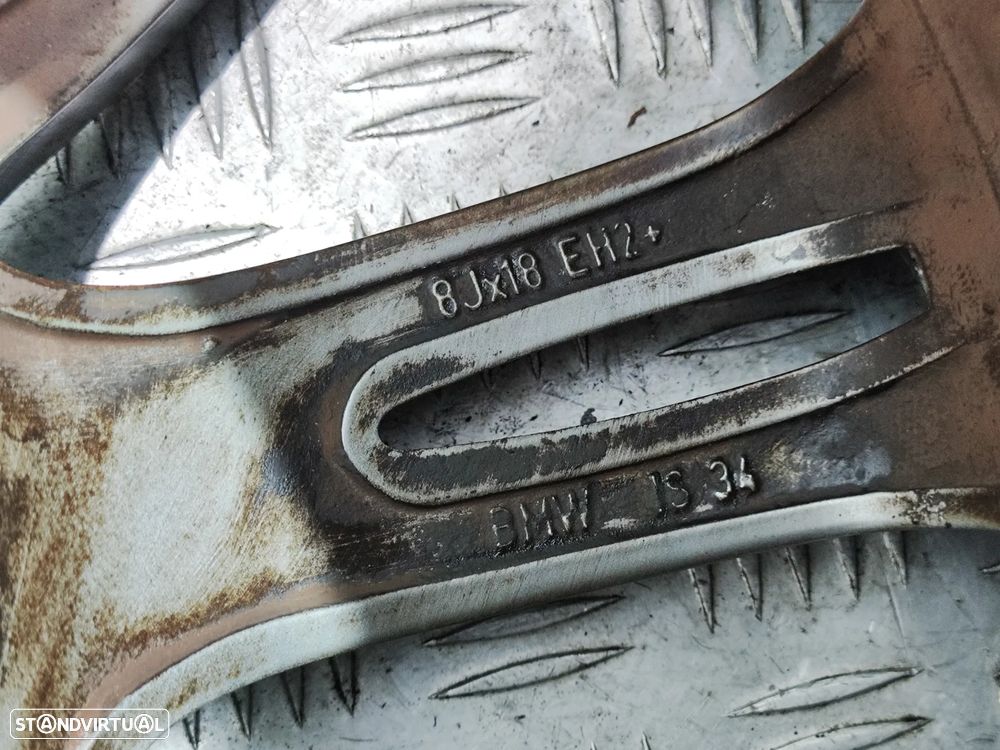 Conjunto Jantes 18 originais BMW Serie 3 E90 Pack M Style M193 Ferric Grey 8J 8,5J ET34 ET37 5x120 - 10