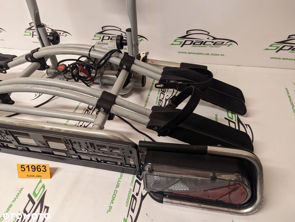 Uchwyt bagażnik rowerowy na hak na 2 rowery Eufab Jake - 3
