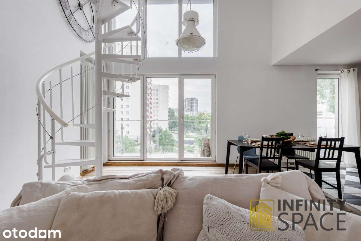 Unikatowy dwupoziomowy loft | Praga Płd. | Parking