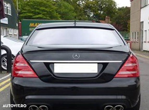 Eleron luneta Mercedes Benz S Class W221 4d Sedan Amg plastic ABS  CALITATE PREMIUM ⭐️⭐️⭐️⭐️⭐️ - 2