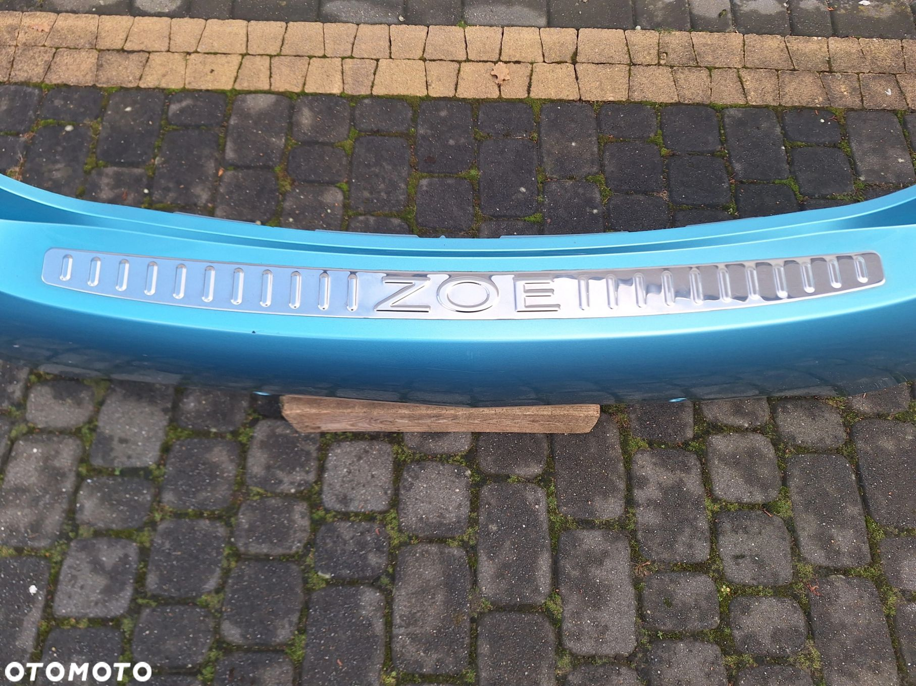 RENAULT ZOE 12- NIE KLEJONY! ZDERZAK TYŁ TYLNY+CHROM ORYG. 850101003R 850101029R - 4