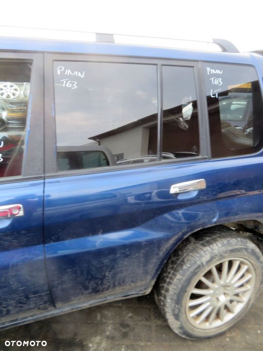 DRZWI TYLNE LEWE PAJERO PININ LONG T63 MN133383 NIEBIESKI MITSUBISHI 1998-2007 - 1