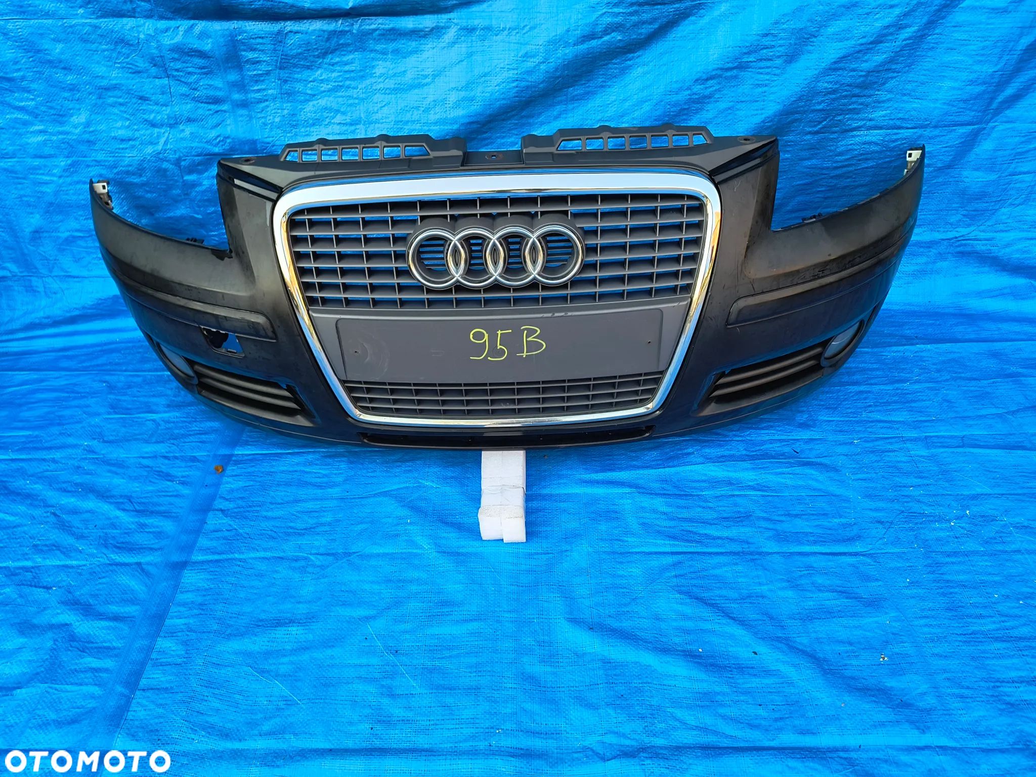 Zderzak przód przedni kompletny Audi A3 8P lift duży grill wysyłka - 1