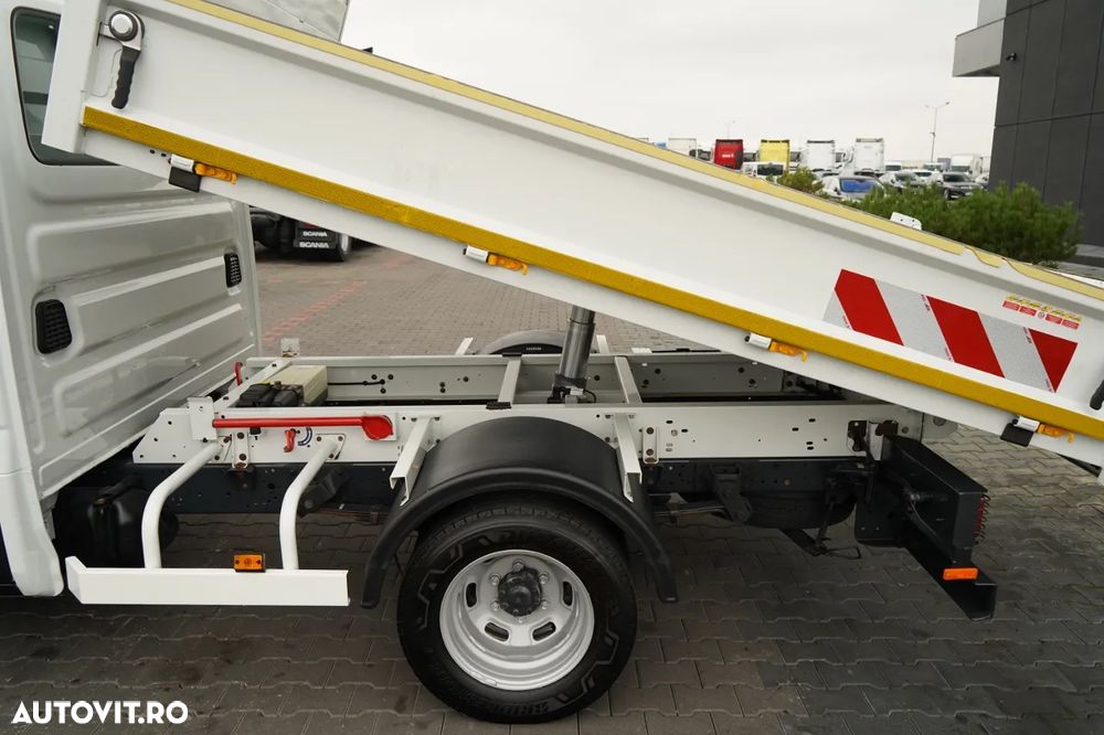 Iveco DAILY 35-140 / BASCULATOR / CU TRACȚIE MÂNĂ / DOUĂ TRACȚII / MANUAL / 6 LOCURI / - 11