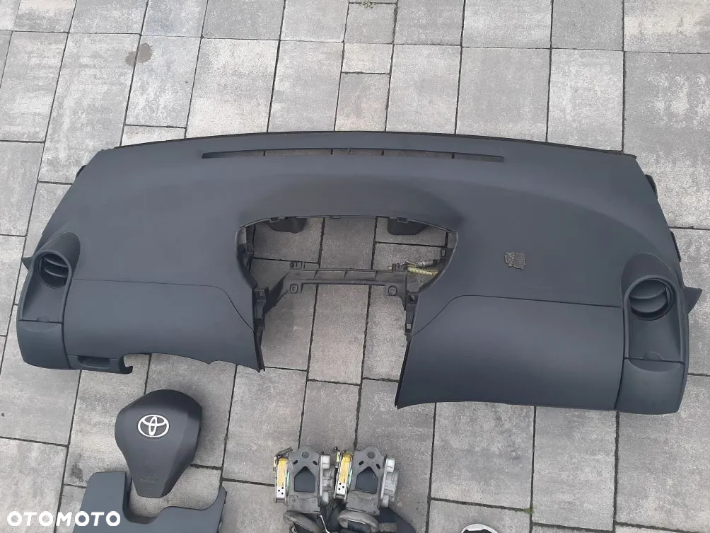 PODUSZKI AIRBAG DESKA KOKPIT TOYOTA YARIS II 2006-2011r - 2