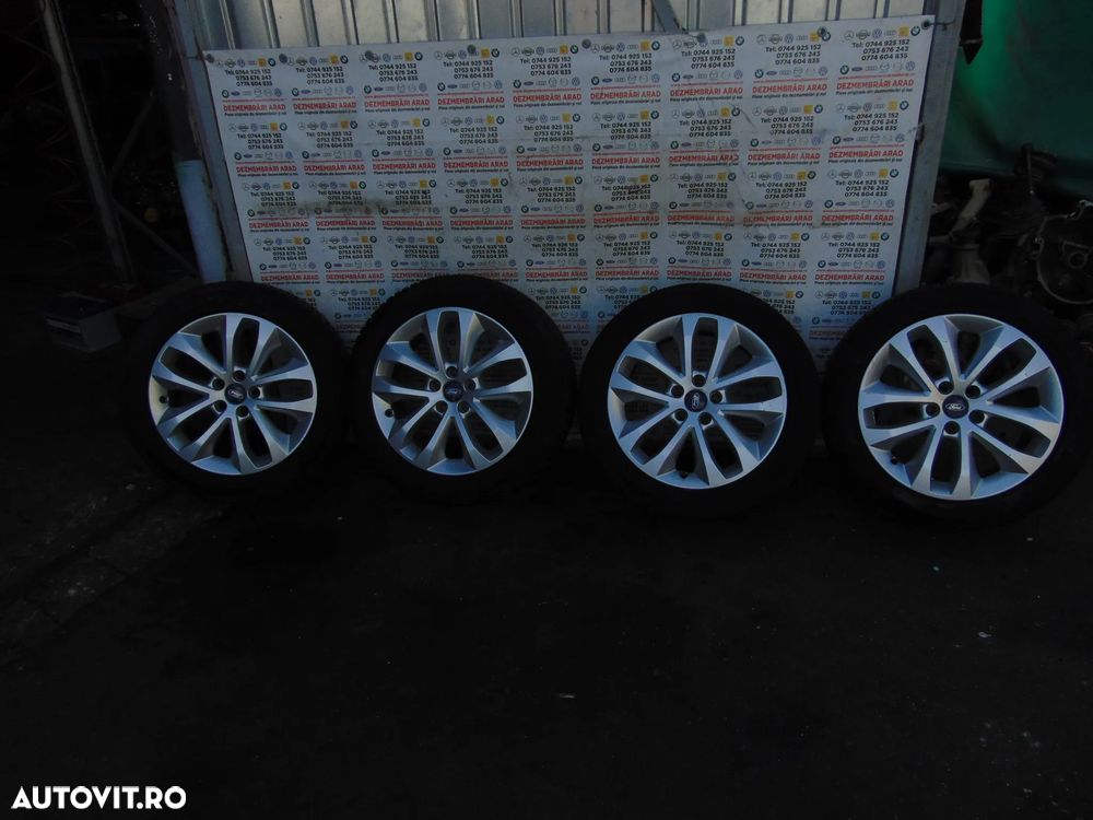 Jante aluminiu Ford Mondeo mk5 S max Kuga Galaxy 3 r17 jante aliaj cu anvelope iarna 215/55/r17 - 13